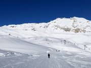 Blick auf die Zugspitze bei der Sesselbahn Wetterwandeck