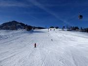Leichte Talabfahrt nach Kaprun