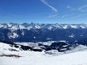 Blick vom Schönjöchl über Fiss