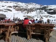 Die Sternbar auf der Terrasse der Madritschhütte