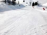 Coq-Piste direkt unterhalb der Gondelbahn Mercantour