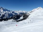 Blick von Minschuns in Richtung Ofenpass