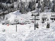 Roche Blanche - 4er Sesselbahn fix geklemmt