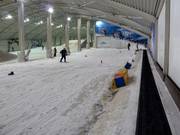 Kinder- und Anfängerbereich in der Skihalle
