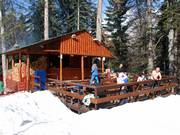 Die kleine Tankstelle an der Talstation von Lift B.