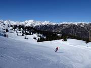 Leichte Piste an der Sesselbahn Kalcheralm