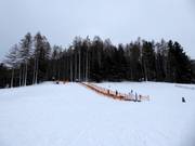 Blick auf die Waldhof Winterwelt