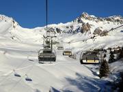 Valbiolo - 4er Hochgeschwindigkeits-Sesselbahn (kuppelbar) mit Abdeckhauben