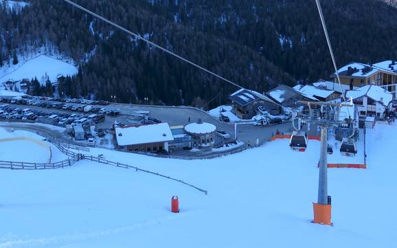 Sarntal: Anfahrt in Skigebiete und Parken an Skigebieten – Anfahrt, Parken Reinswald (Sarntal)