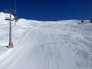 Attraktive Abfahrt Clünas-Prui