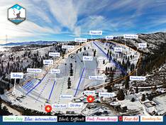 Pistenplan Echo Valley – Lake Chelan