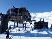 West Ridge Quad - 4er Sesselbahn fix geklemmt