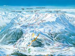 Pistenplan Alpe du Grand-Serre – La Morte