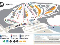 Pistenplan Tyrol Basin – Mt Horeb