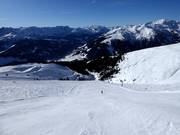 Schwere Piste an der Falschbachbahn