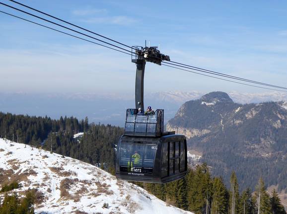 Cabrio-Seilbahn Tiers