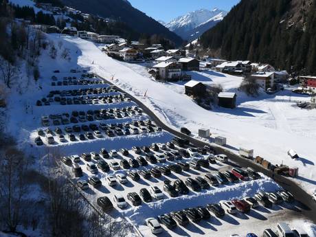 Paznauntal: Anfahrt in Skigebiete und Parken an Skigebieten – Anfahrt, Parken See