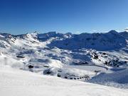 Blick vom Seekareck über das Skigebiet Obertauern