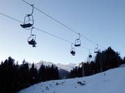 Buchebenbahn - 2er Sesselbahn fix geklemmt