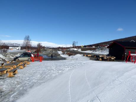 Nordschweden: Anfahrt in Skigebiete und Parken an Skigebieten – Anfahrt, Parken Hemavan