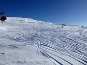 Tiefschneeabfahrten am Lastè