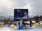 Leuchttafel an der Talstation