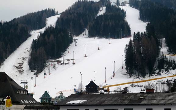Bruck-Mürzzuschlag: Größe der Skigebiete – Größe Zauberberg Semmering