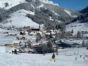 Blick auf den Ort Russbach