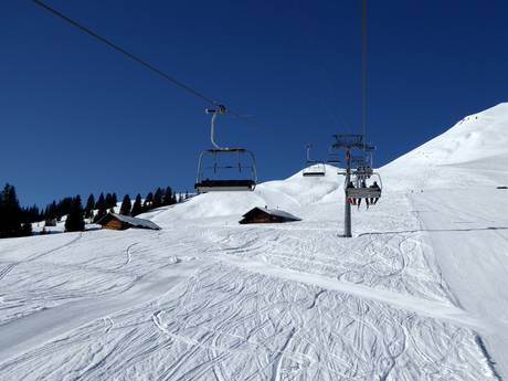 Gstaad: beste Skilifte – Lifte/Seilbahnen Rinderberg/Saanerslochgrat/Horneggli – Zweisimmen/Saanenmöser/Schönried/St. Stephan