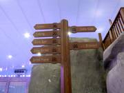 Ausschilderung in der Skihalle Ski Egypt