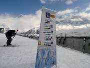 Informationen zu den wichtigsten Verbindungspisten und Talabfahrten