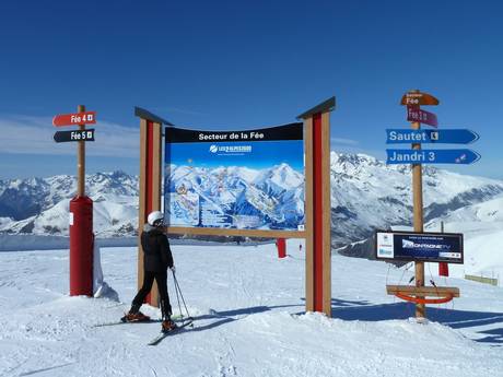 Isère: Orientierung in Skigebieten – Orientierung Les 2 Alpes