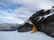 Lanzenbeschneiung im Skigebiet Coronet Peak