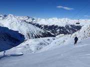 Schwere Piste an der Leppleskofelbahn
