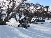 Schneekanone im Skigebiet Perisher