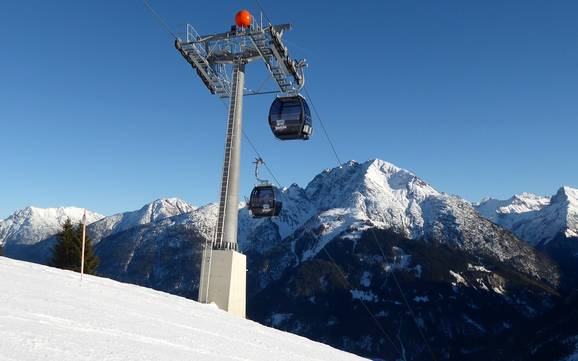 Lechtal: beste Skilifte – Lifte/Seilbahnen Jöchelspitze – Bach
