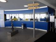 Gepflegte Kassen in der Talstation Diavolezza