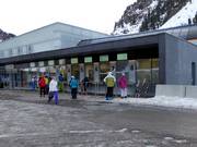 Gepflegter Kassenbereich an der Eisgratbahn