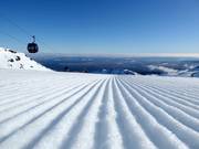 Perfekte Pistenpräparierung im Skigebiet Whakapapa