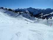 Mittelschwere Abfahrt Hohe Wacht