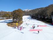 Blick auf das Anfängergelände Friday Flat