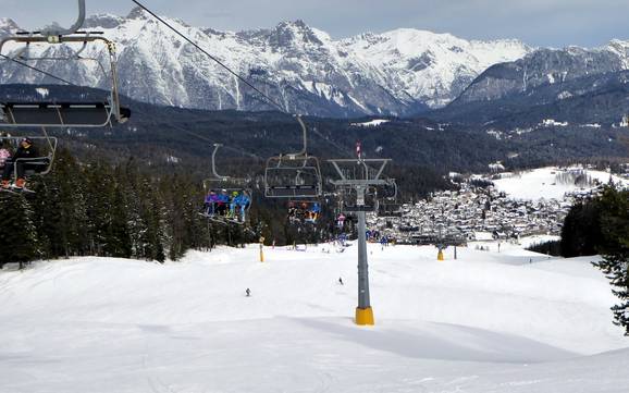 Skifahren in Mösern