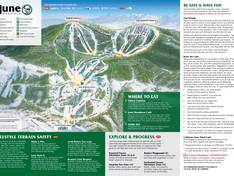 Pistenplan June Mountain