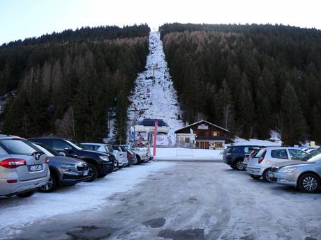 Sondrio: Anfahrt in Skigebiete und Parken an Skigebieten – Anfahrt, Parken Cima Piazzi/San Colombano – Isolaccia/Oga