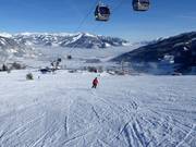 Pisten an der Mittelstation der MK Maiskogelbahn