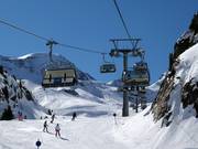 Ochsenalmbahn 1 - 4er Hochgeschwindigkeits-Sesselbahn (kuppelbar) mit Abdeckhauben