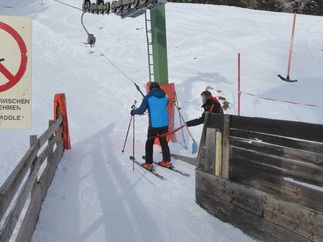Lienzer Dolomiten: Freundlichkeit der Skigebiete – Freundlichkeit Hochstein – Lienz