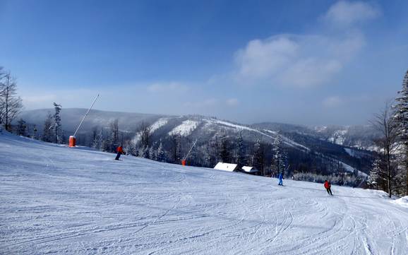Schlesien (Województwo śląskie): Größe der Skigebiete – Größe Szczyrk Mountain Resort