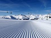 Sehr gute Pistenpräparierung am Penken