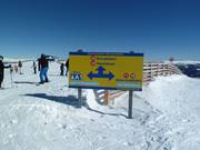 Klare Ausschilderung am Aineck